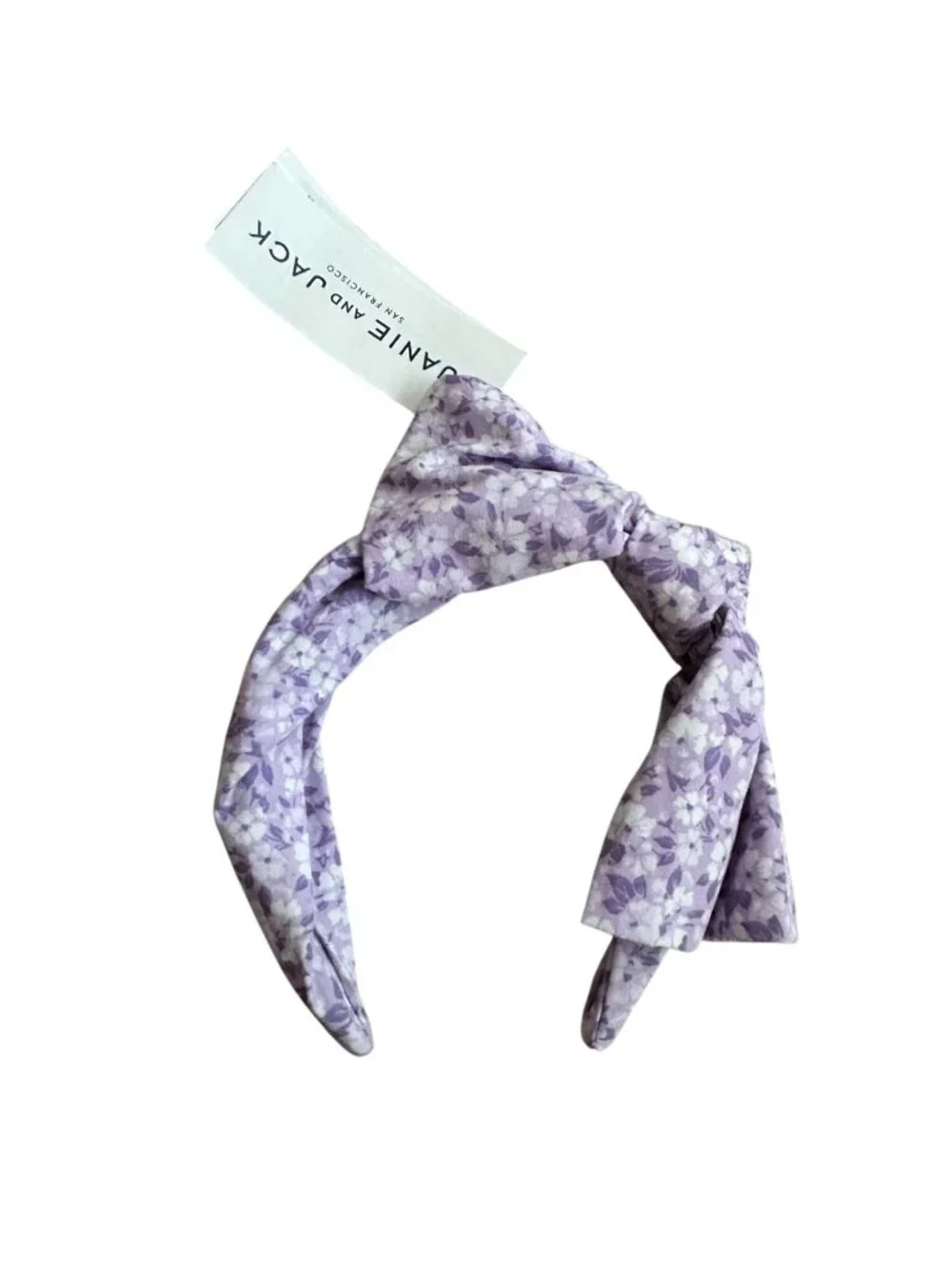 JANIE AND JACK Smock Shop Purple Floral Toddler Headband NEW NWT